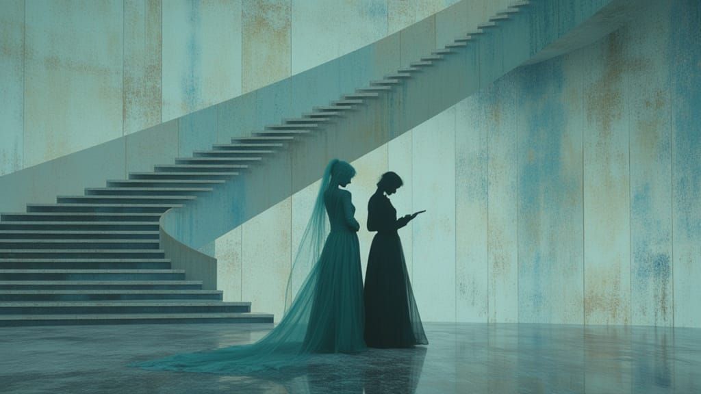 you're driven like the snow
Pure in heart
Driven together
And given away to the west
A white dress but still the river don't run
A black dre...