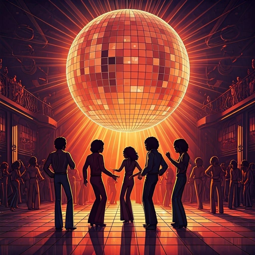 Silhouettes at the Disco  by @Melanie Rhoades 