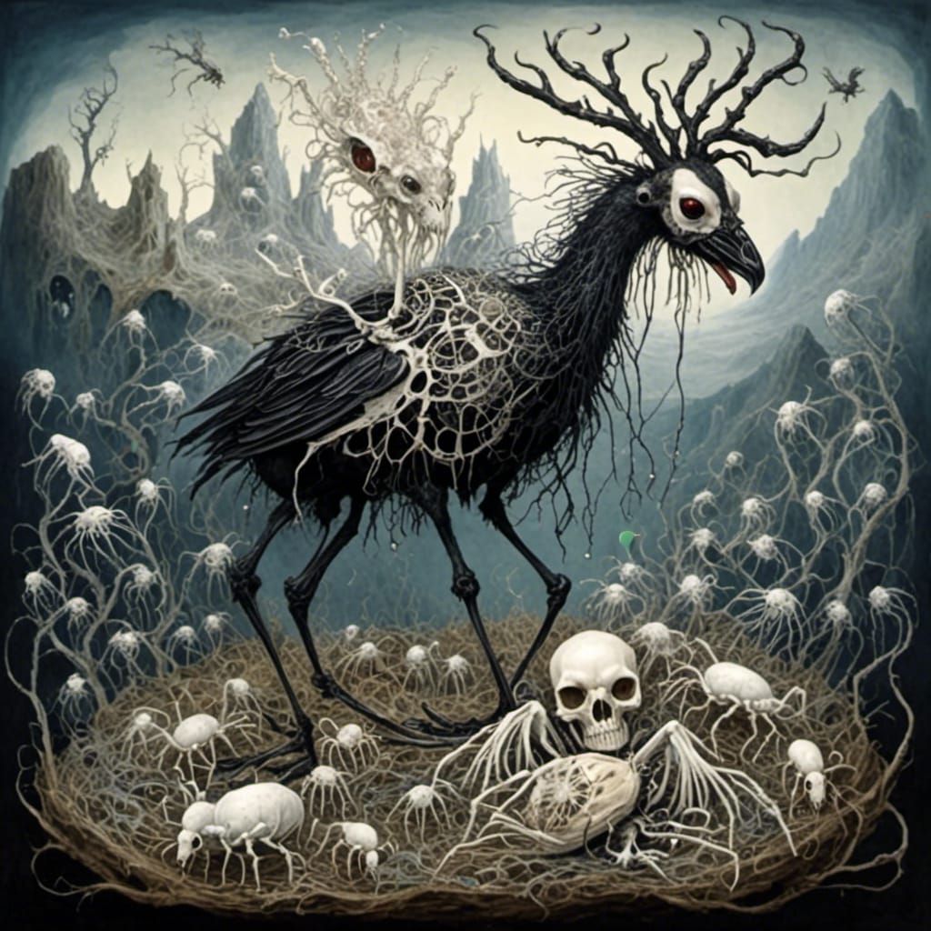 <lora:Last Fairytale:1.0> Carrion 