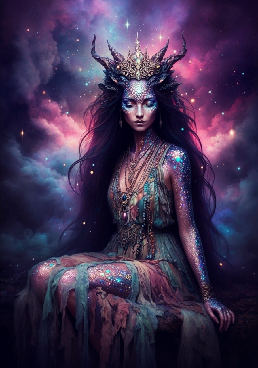 Bohemian Fairy Queen with Dragon Scales