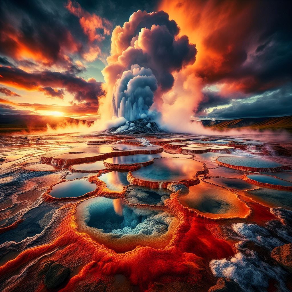 volcanic landscape  by @4GEON