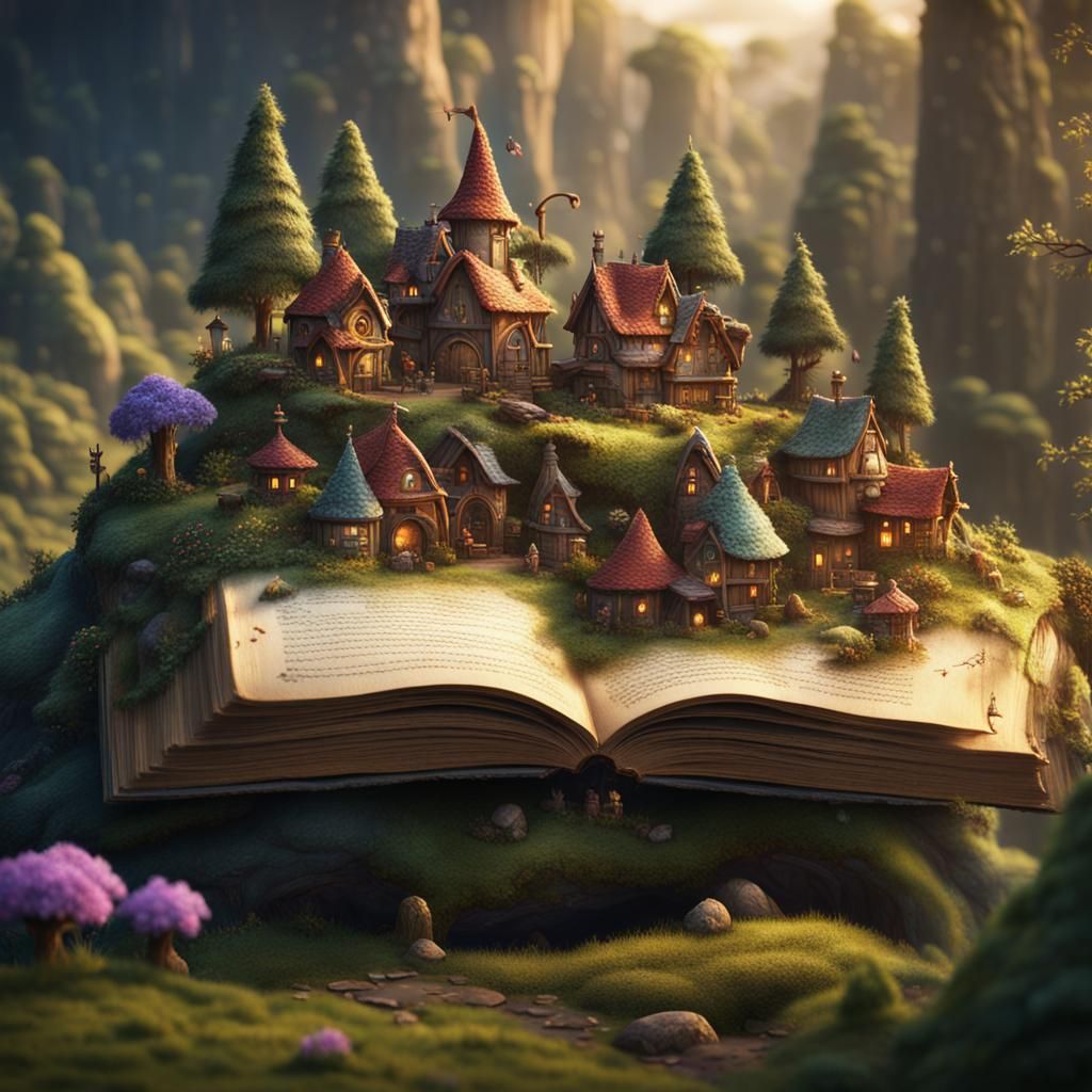 Pages of a Book Coming To Life  by @JC