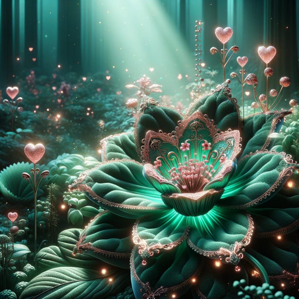 Green Flower 2