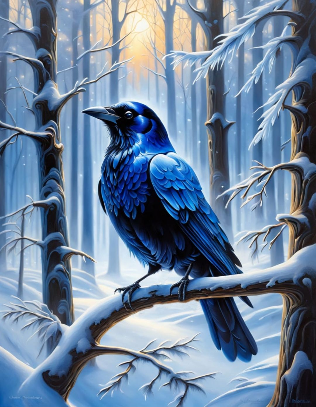 Blue Raven   by @Morrighan
