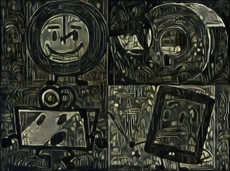 Clock, Tapy, Clip, and PDA (Jean Dubuffet and Chinese paper art)
