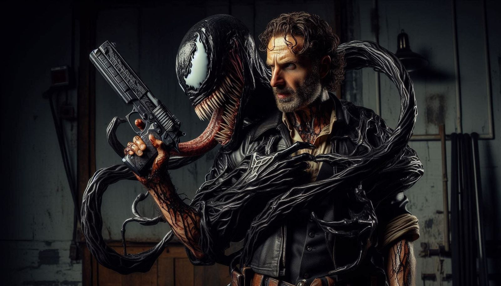 Venomized Rick Grimes