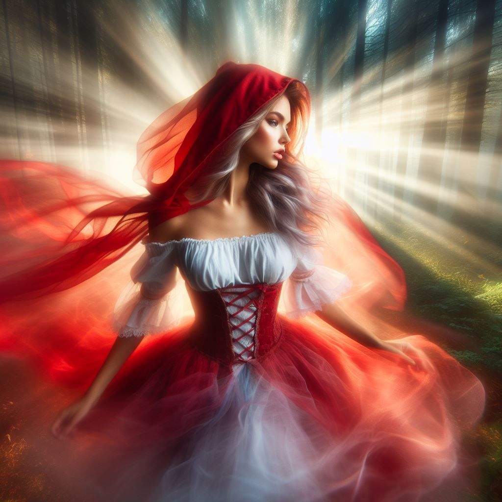 Red Riding hood by DALL-E 3