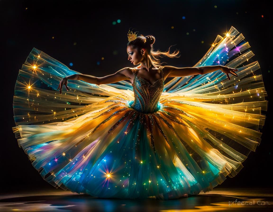 Sparkling Ballet Dancer   by @MairiDesign 