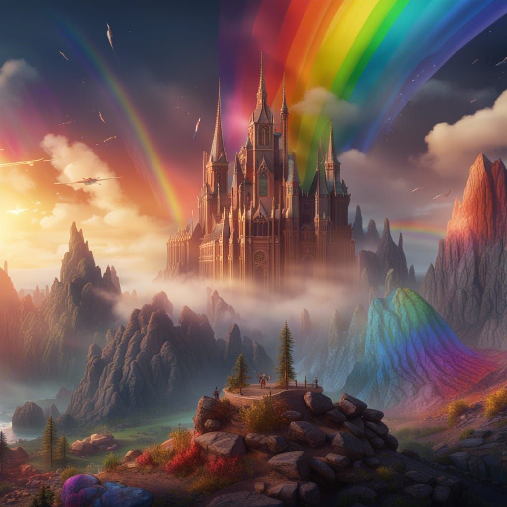 Fairytale Castle - AI Generated Artwork - NightCafe Creator