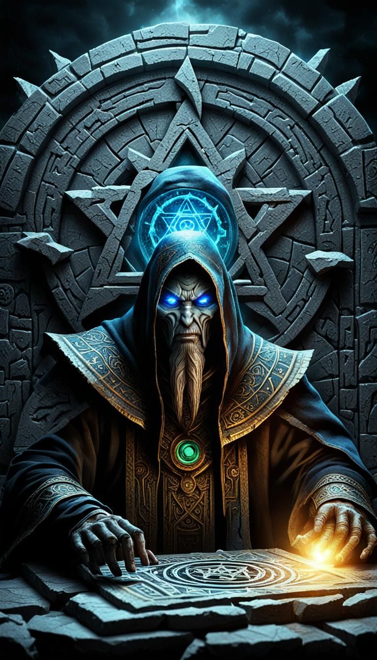 3D World of Warcraft, supervillain, Judaism elements. Cracke...