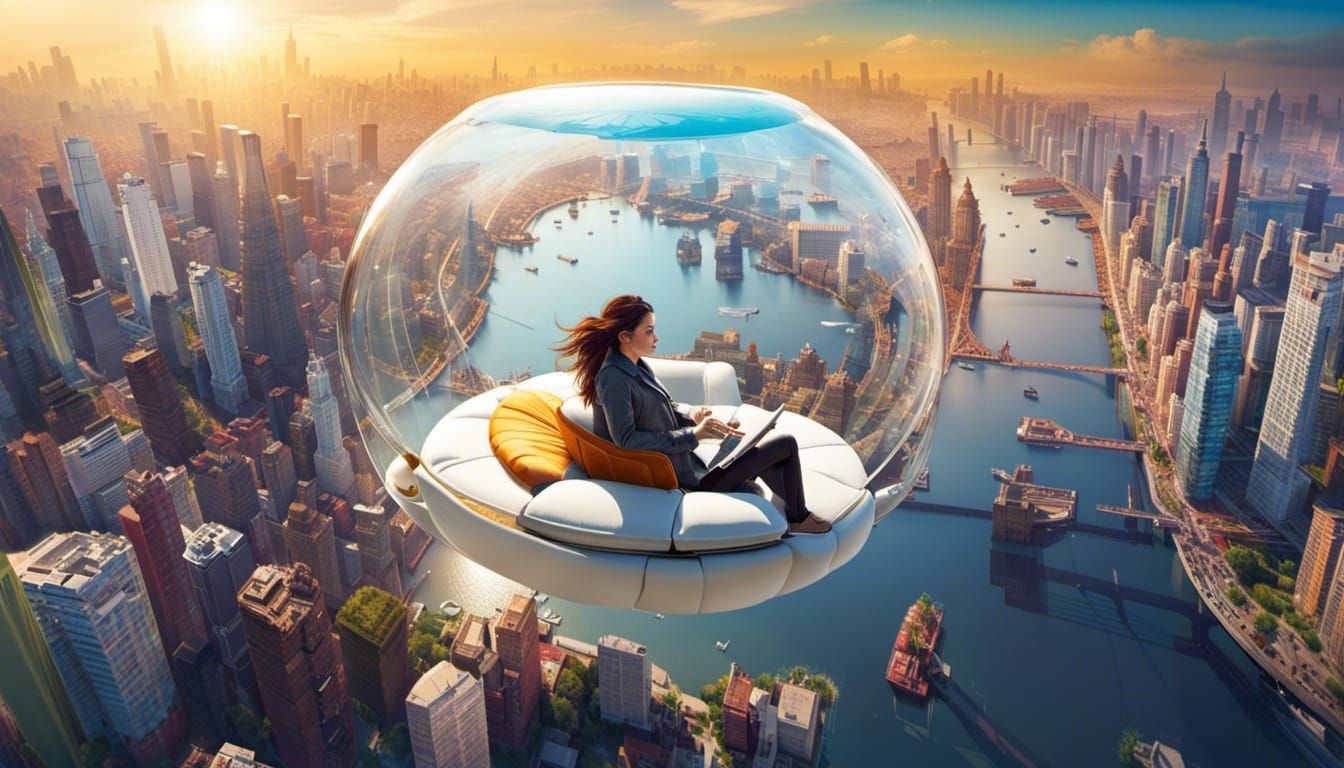 Get to work safely in the comfort of your own traveling lounge...  by @Kandizz