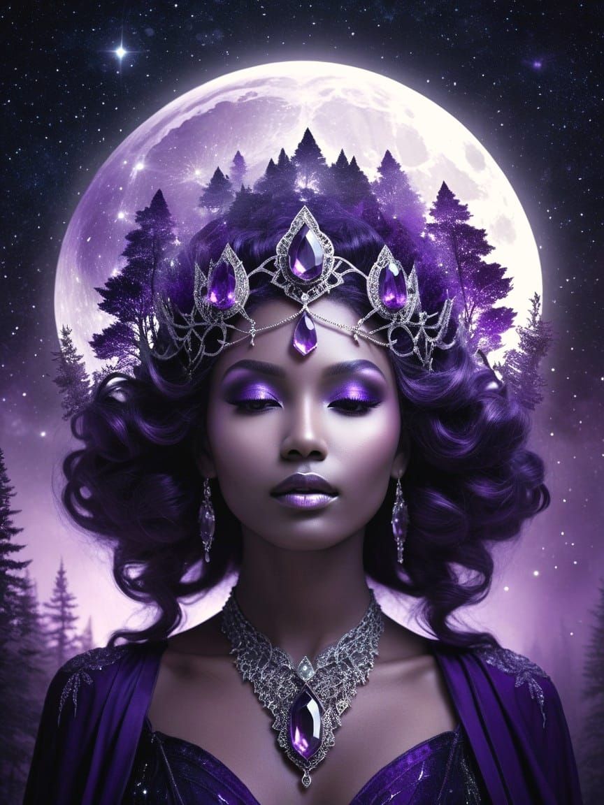 An amethyst goddess