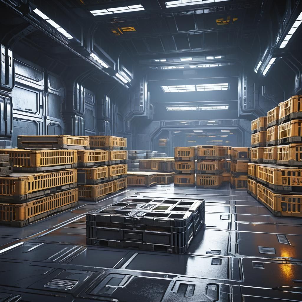 Room of crates