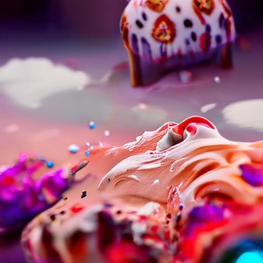 With the frosting on your face 💔