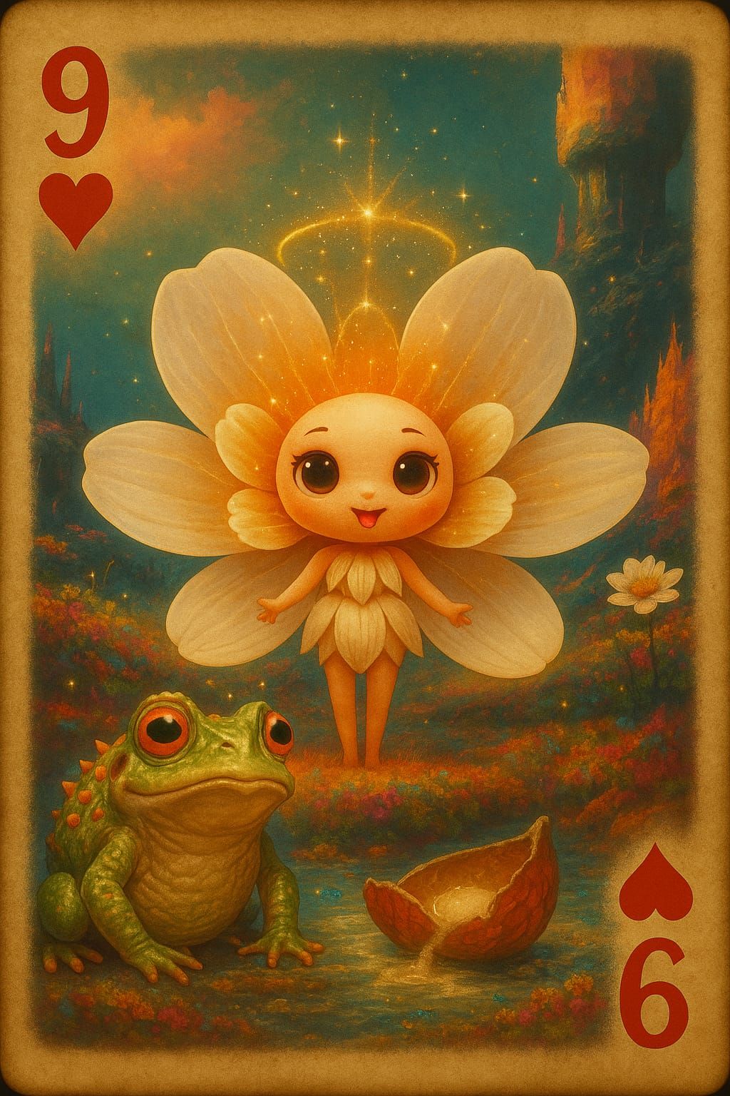 9 of hearts Delia and Egon the Gobbler meet