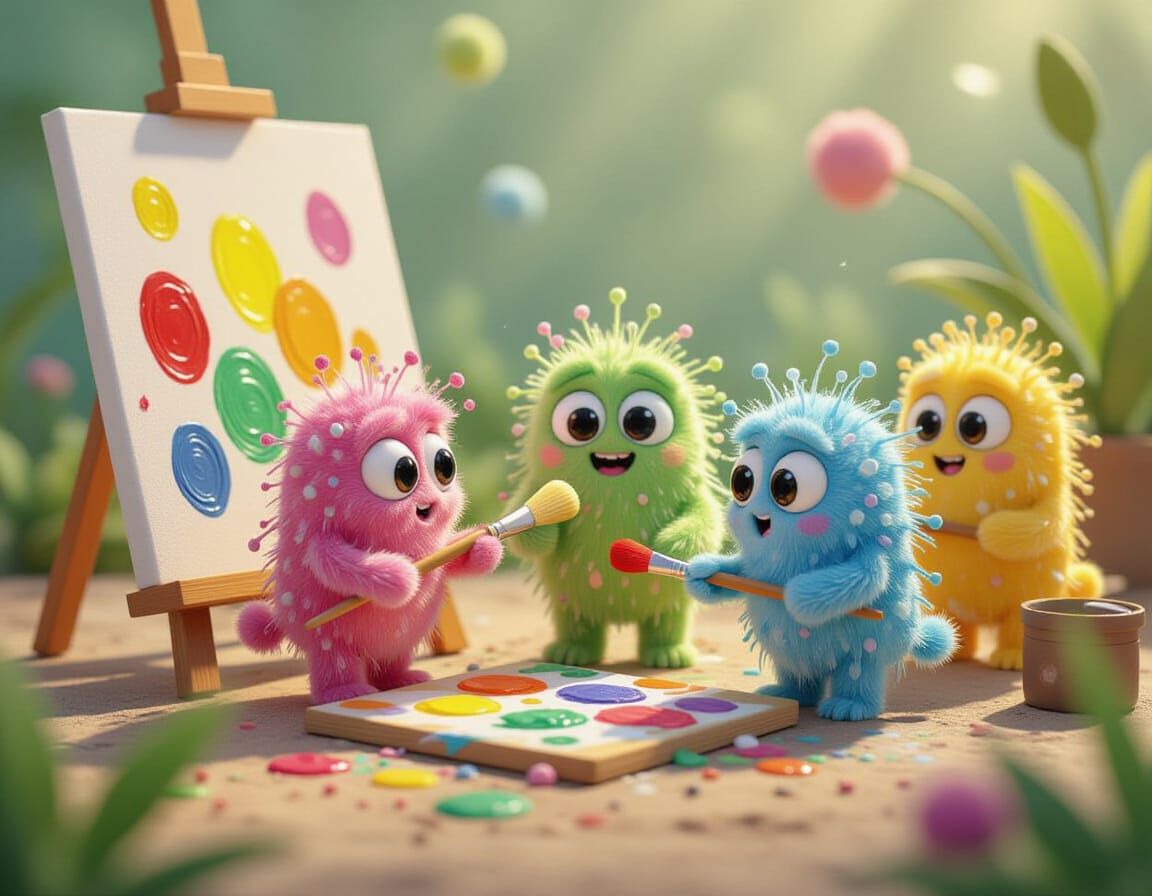 Silly microbes.  by @Kaydenpat