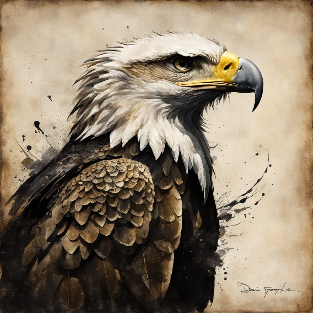 Immaculate eagle  by @ColdBoldTold
