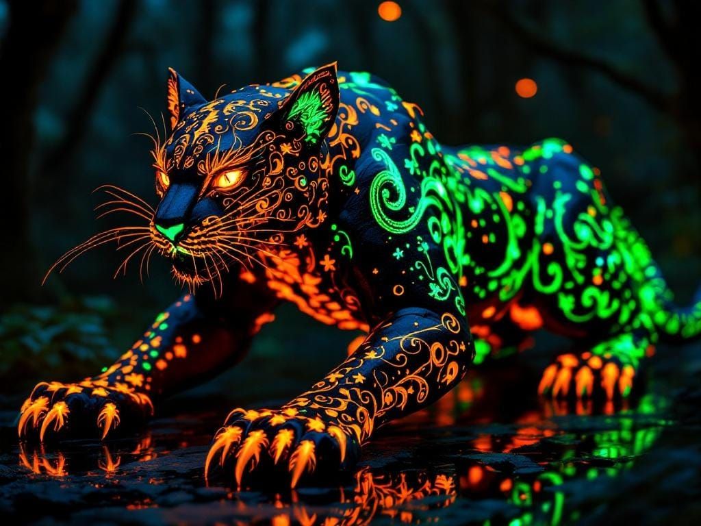 Feline Alebrije  by @Sapphire