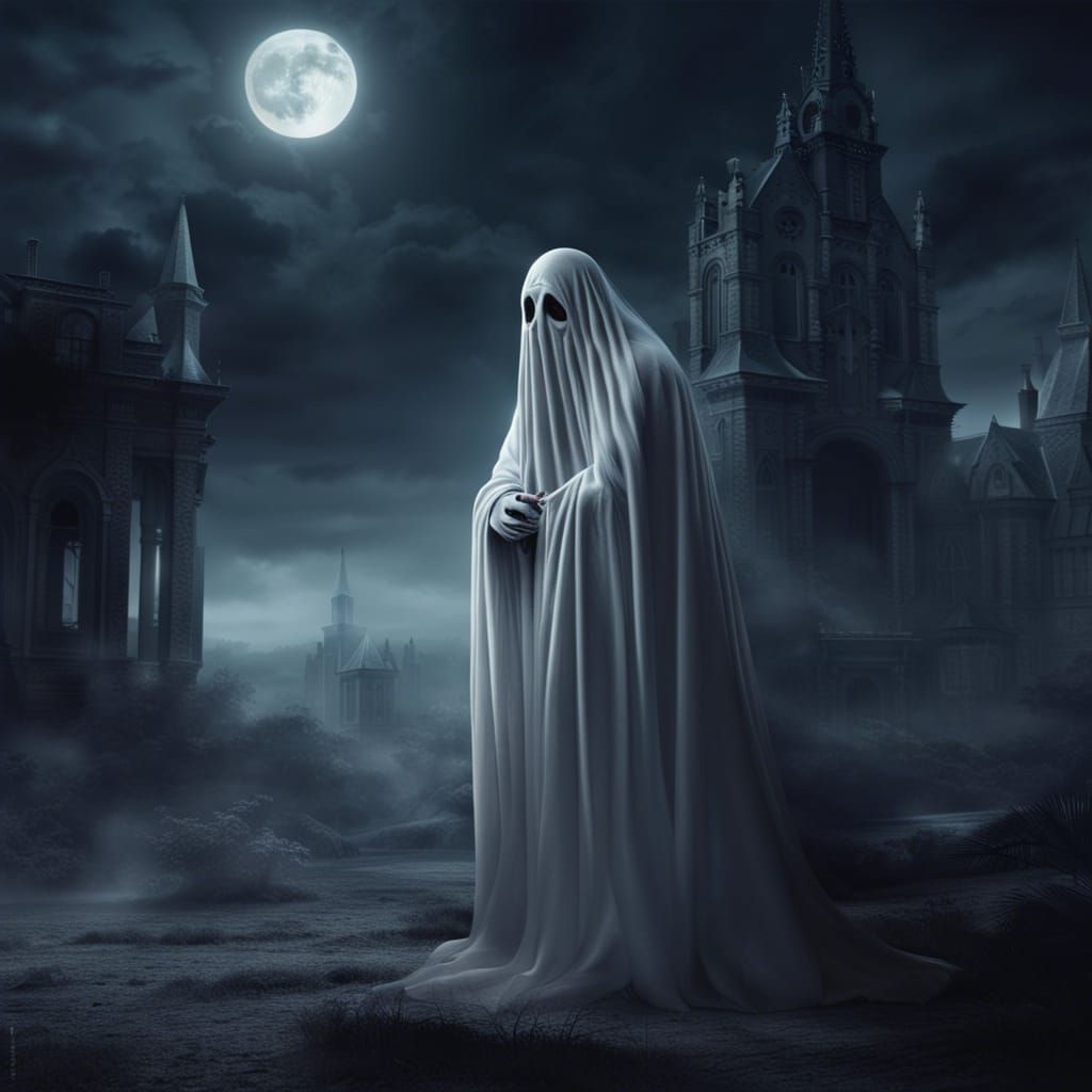 Moonlit Portrait of Ghost