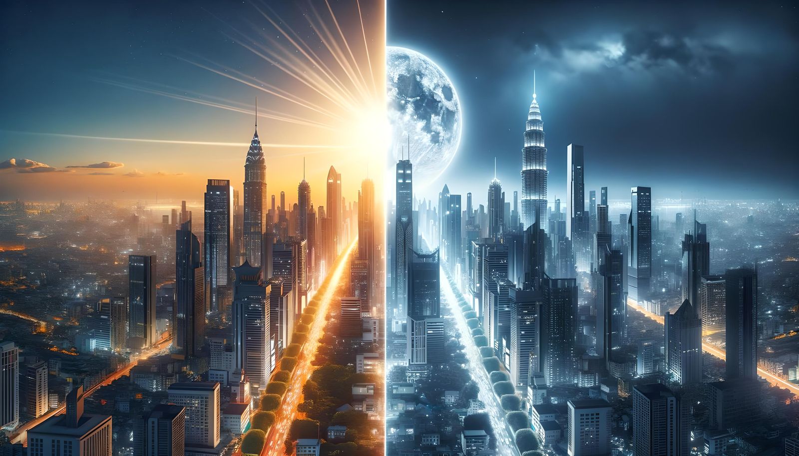 From Sunrise to Moonrise  by @StormySeaSailor