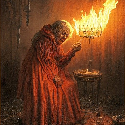 Grandma lights the way
