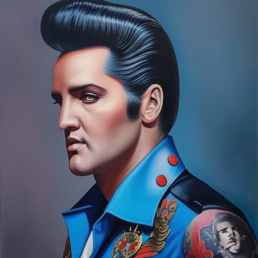 Elvis Presley Cartoon Drawing, Elvis Presley, face, black Hair, head png |  PNGWing