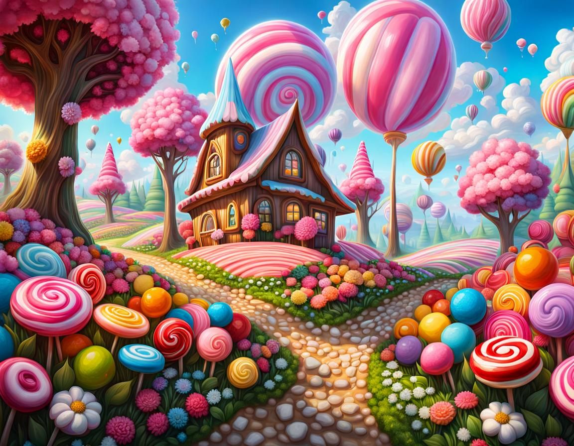 Candy cottage   by @RoseKnight