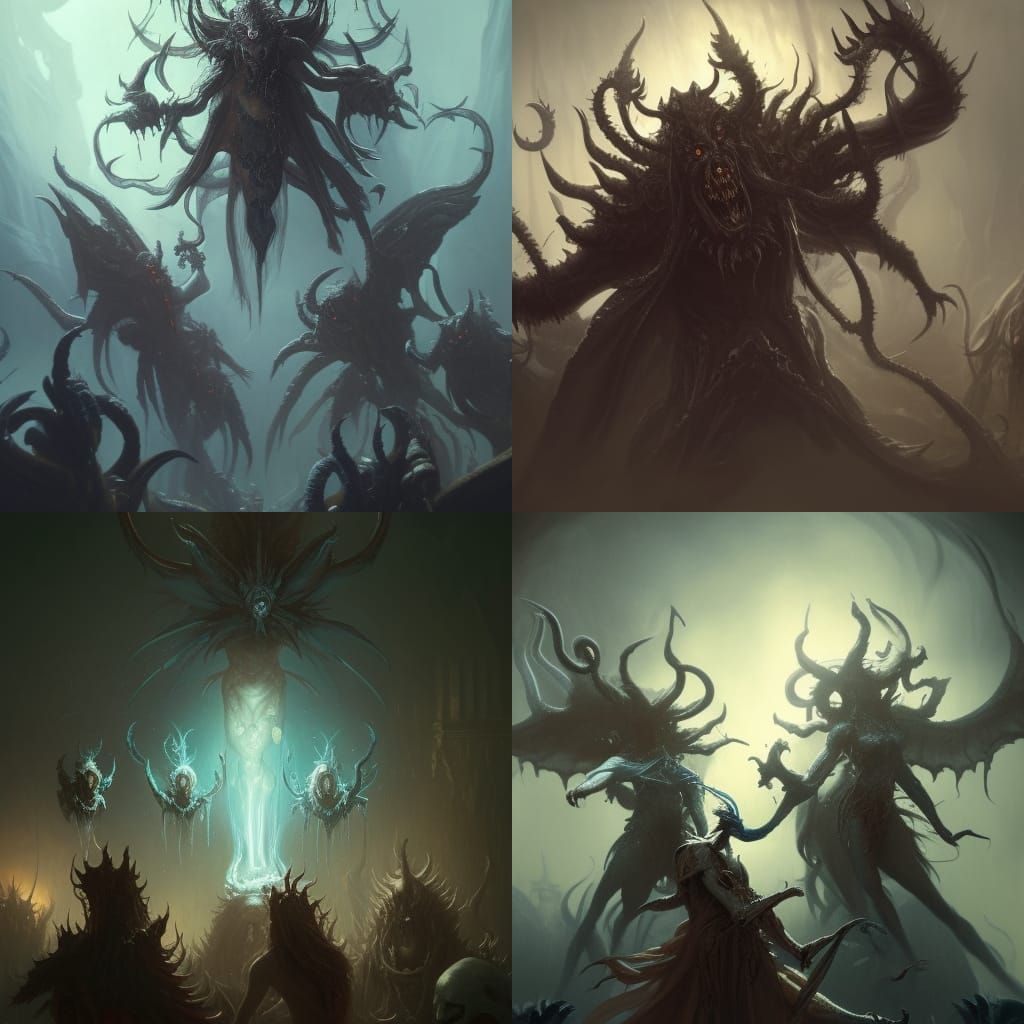 Tzeentch Weavers Of Fate - Ai Generated Artwork - Nightcafe Creator