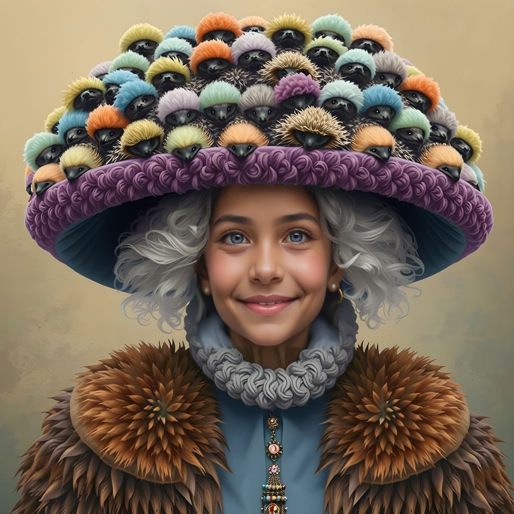 Hedgehog hat   by @KB