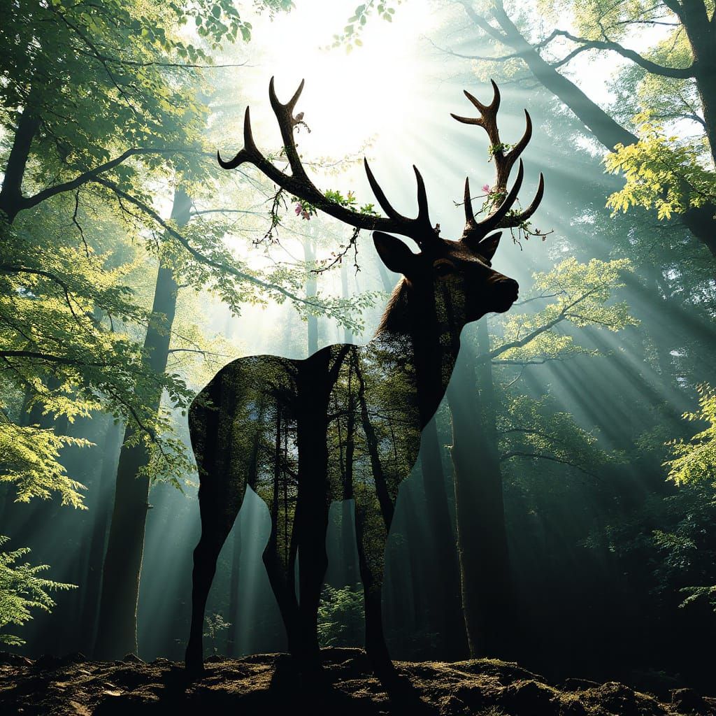 Stealthy Stag  by @Klaorman