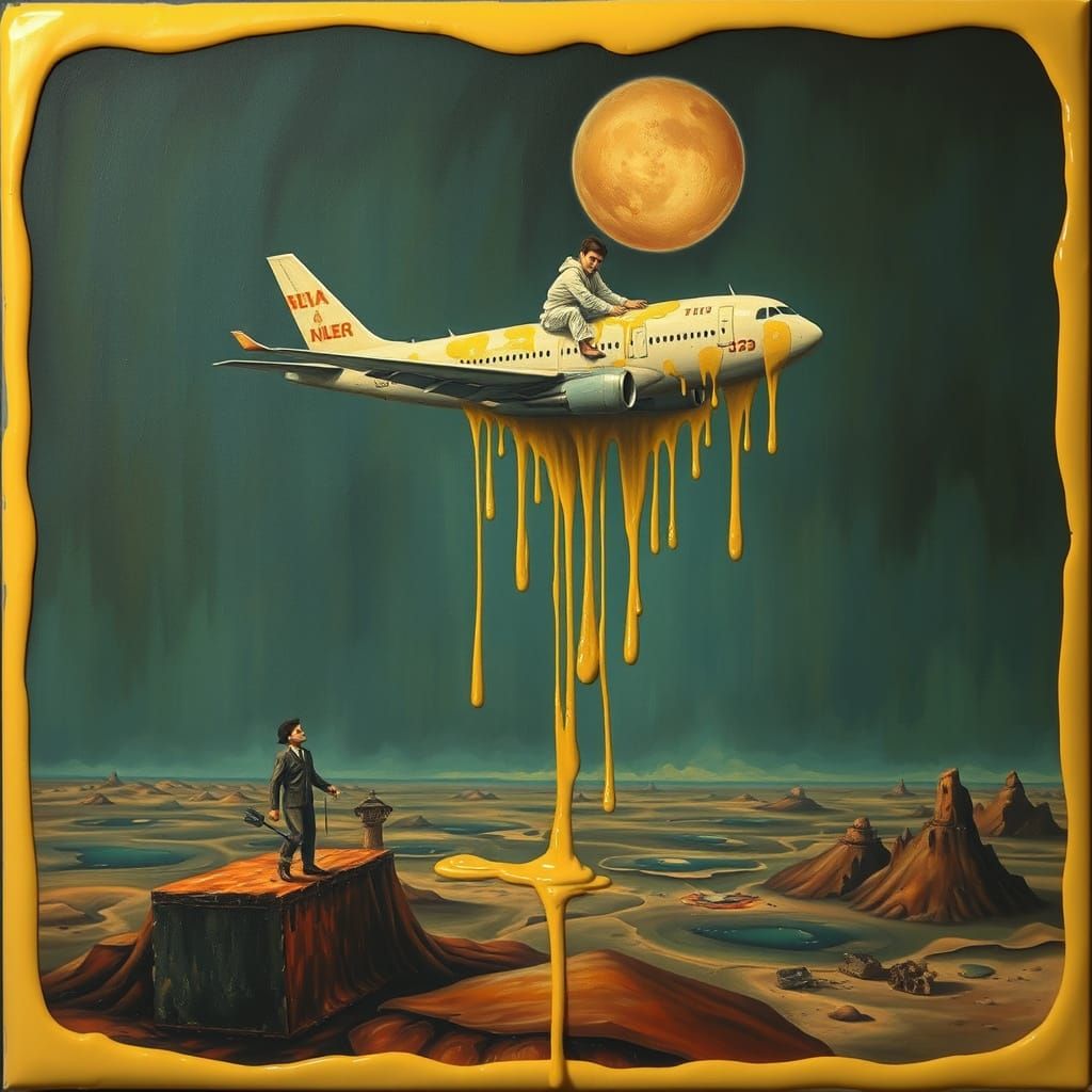 Flying in a mayonnaise dream.  by @Ouchtown