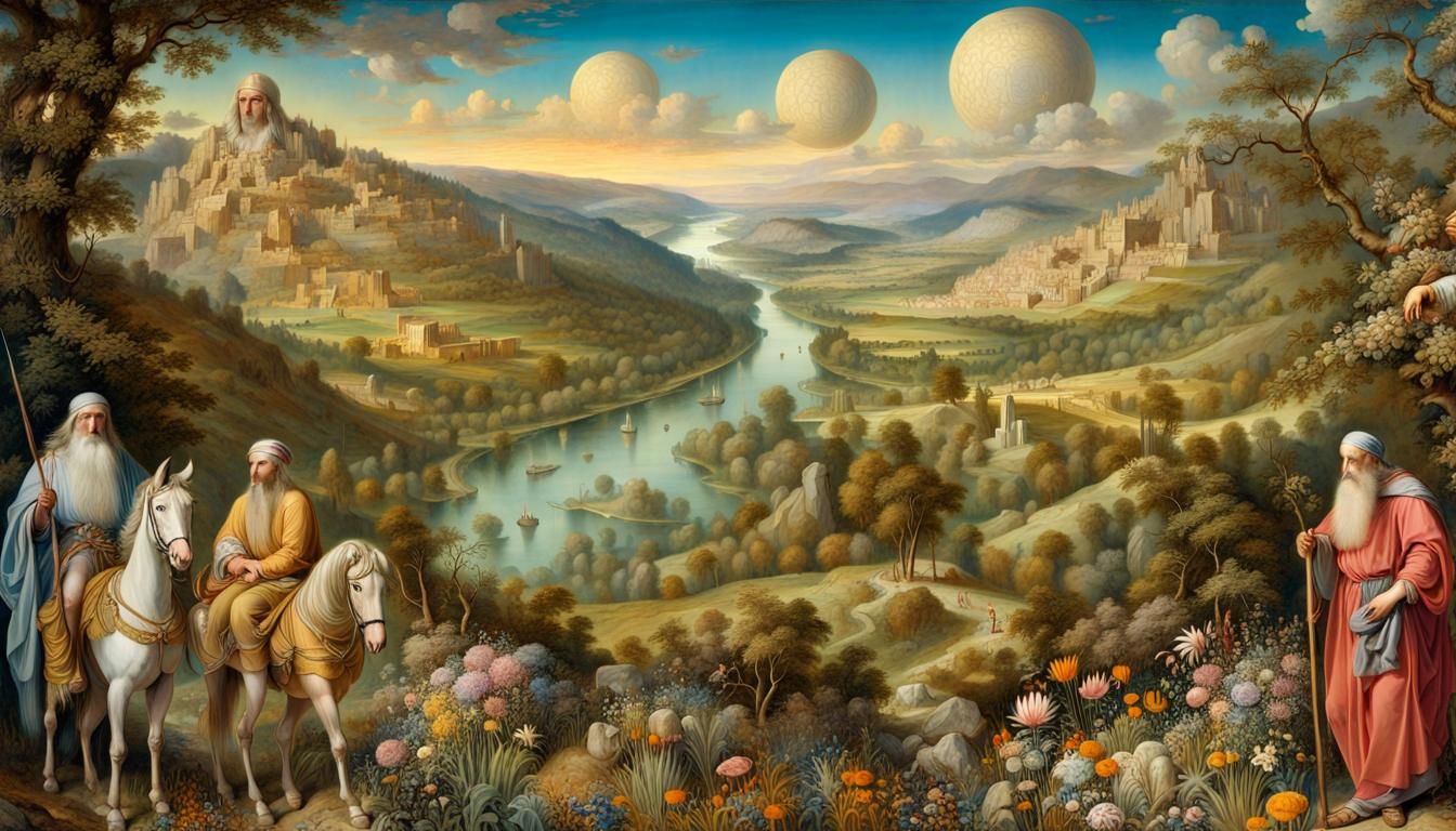 Colour Photograph, "The real "Gog and Magog" from the Bible, Jerusalem