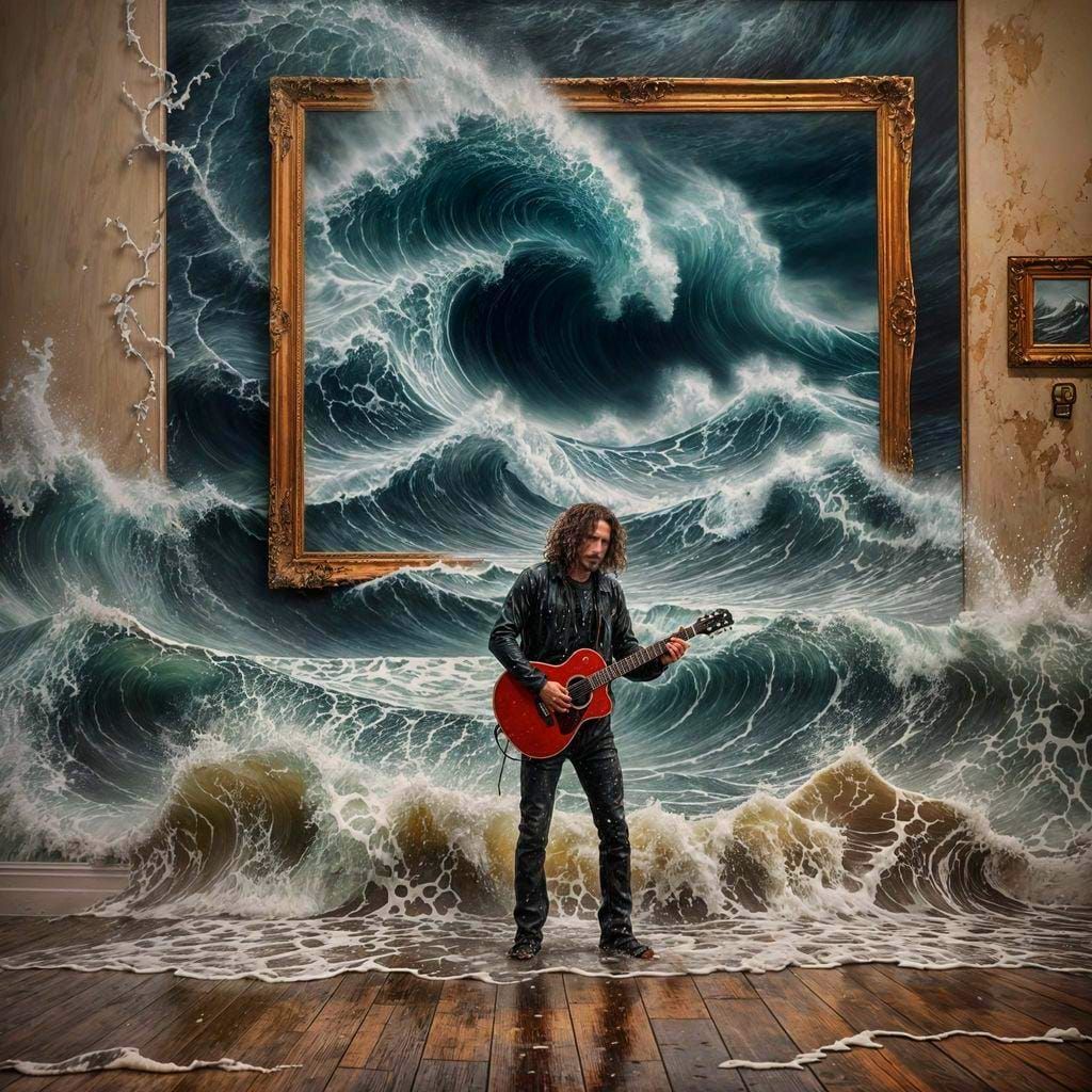 "Alive in the superunknown. 
First it steals your mind & then it steals your soul." - Soundgarden