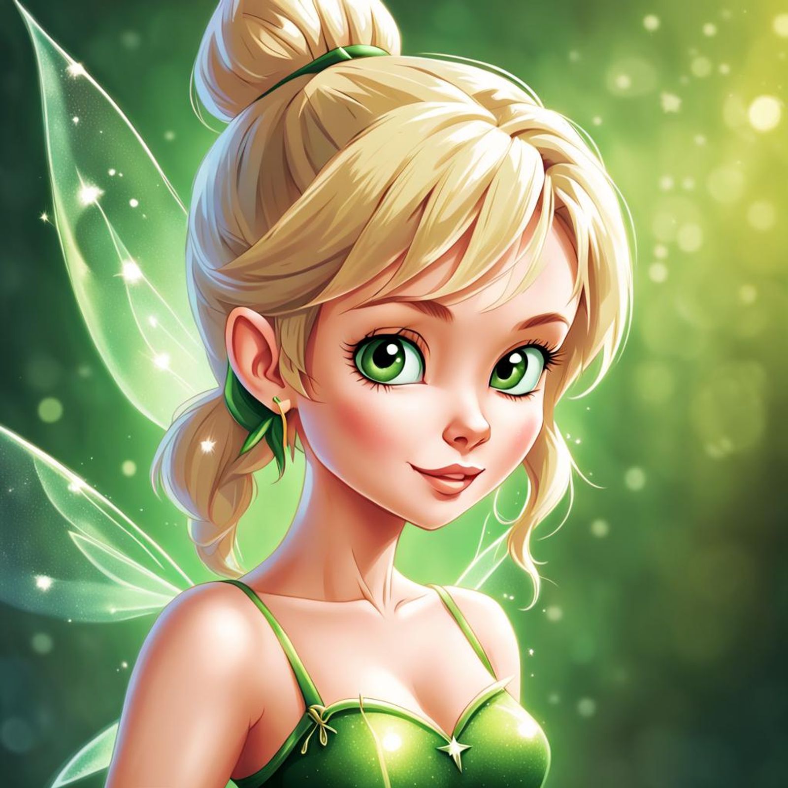 Tinkerbell portrait in Alterauniv style - AI Generated Artwork ...