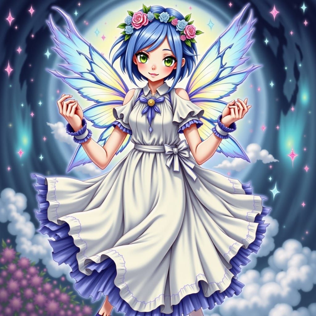 <lora:Flux Fairy:1.0>Fairy