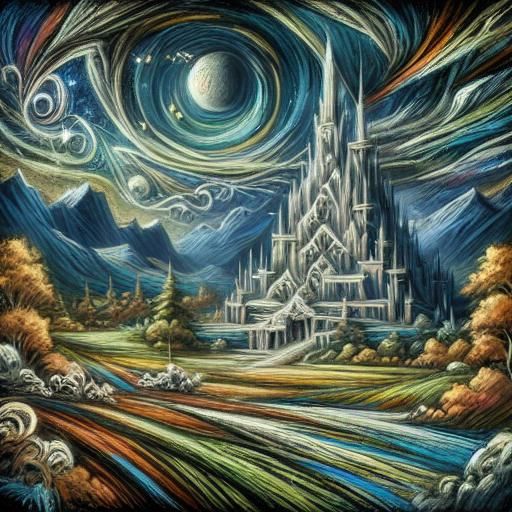 elven forge <lora:Chalk Fantasy SD15:1.0>