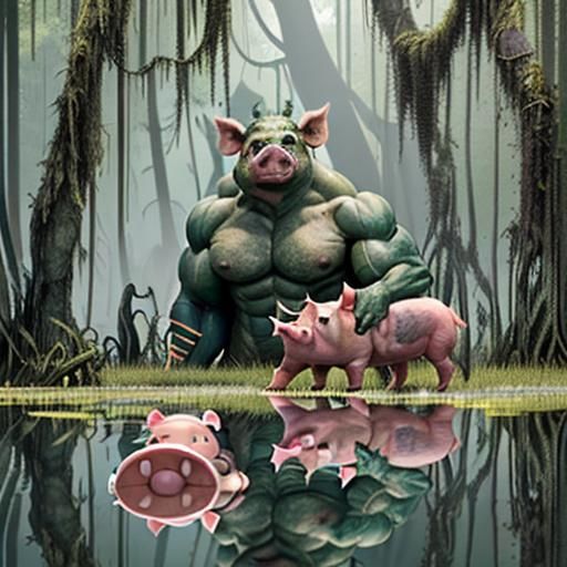 The arrival of unexpected guests (tourists lost in the swamp...