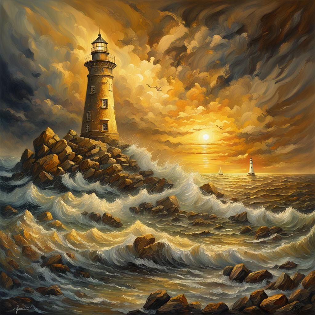 Golden Surf  by @Elena