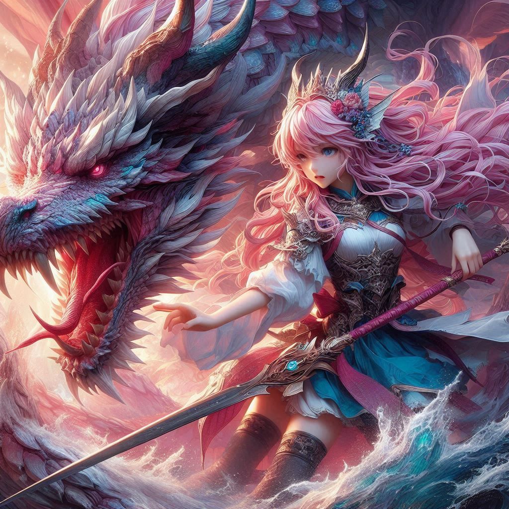 Girl and Her Dragon