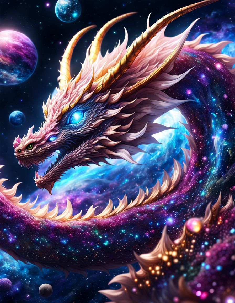 Aurora Borealis Dragon - AI Generated Artwork - NightCafe Creator