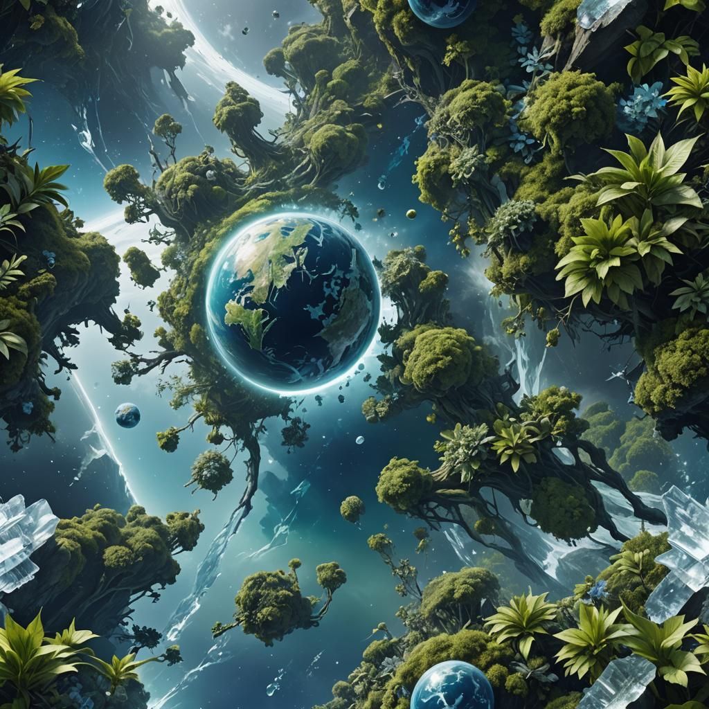 Spectacular Space View of a Lush Blue Planet
