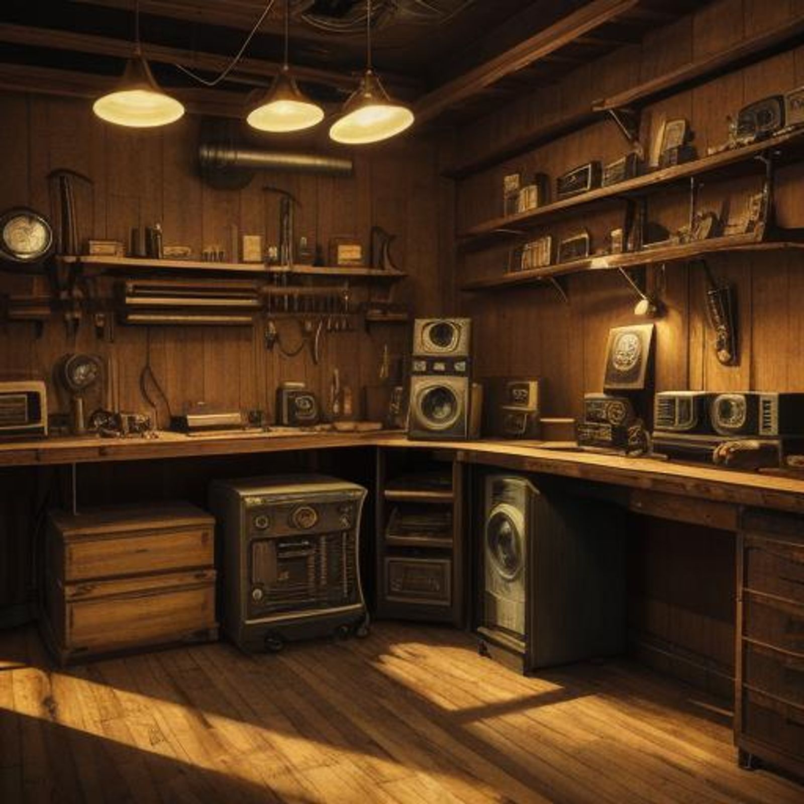 vacuum tube amplifier AI Generated Artwork NightCafe Creator