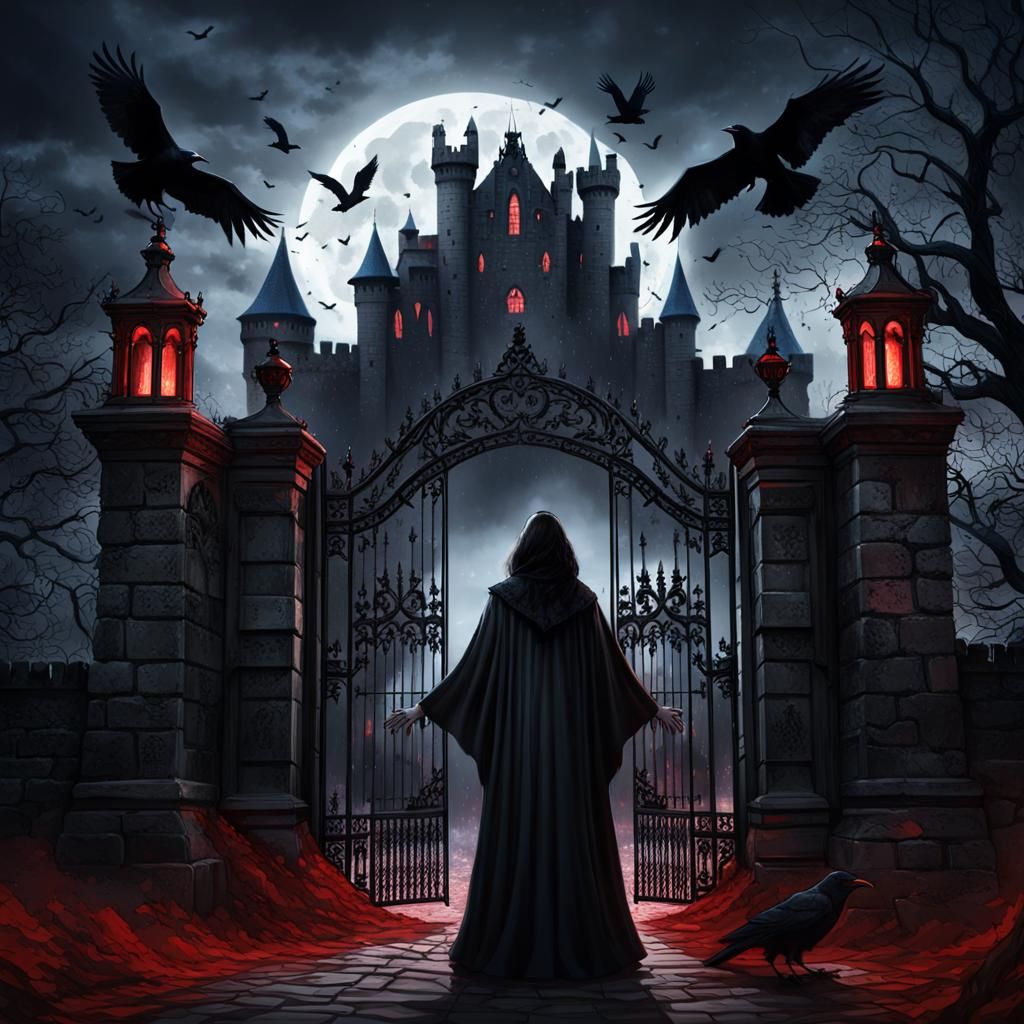 un château gothique   by @Domy