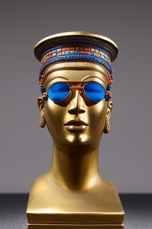 Egyptian King Mask Sunglasses