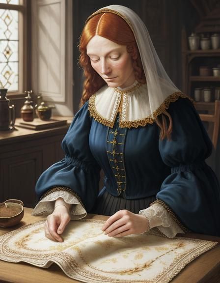 The Embroiderer - Testing DreamShaper v8
