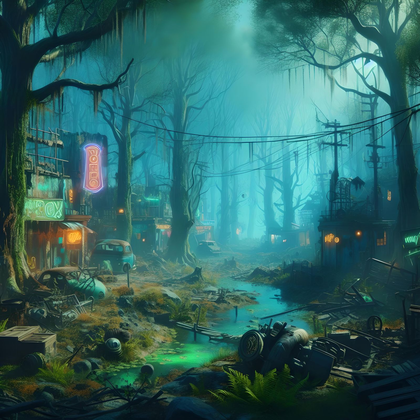 Post Apocalyptic Bayou takes over