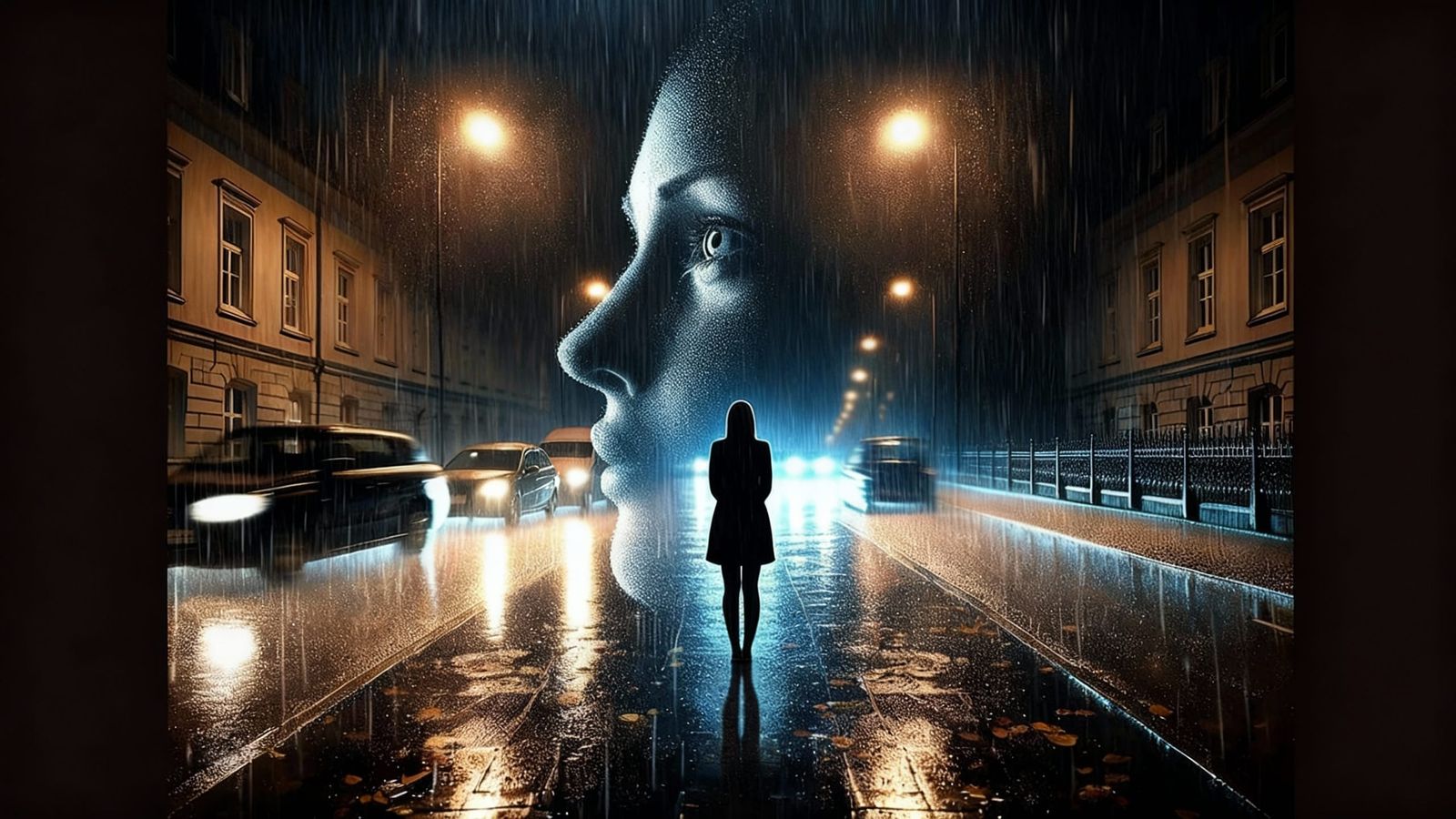 In the Border Between Positive and Negative Space, Was She Ever There at All?