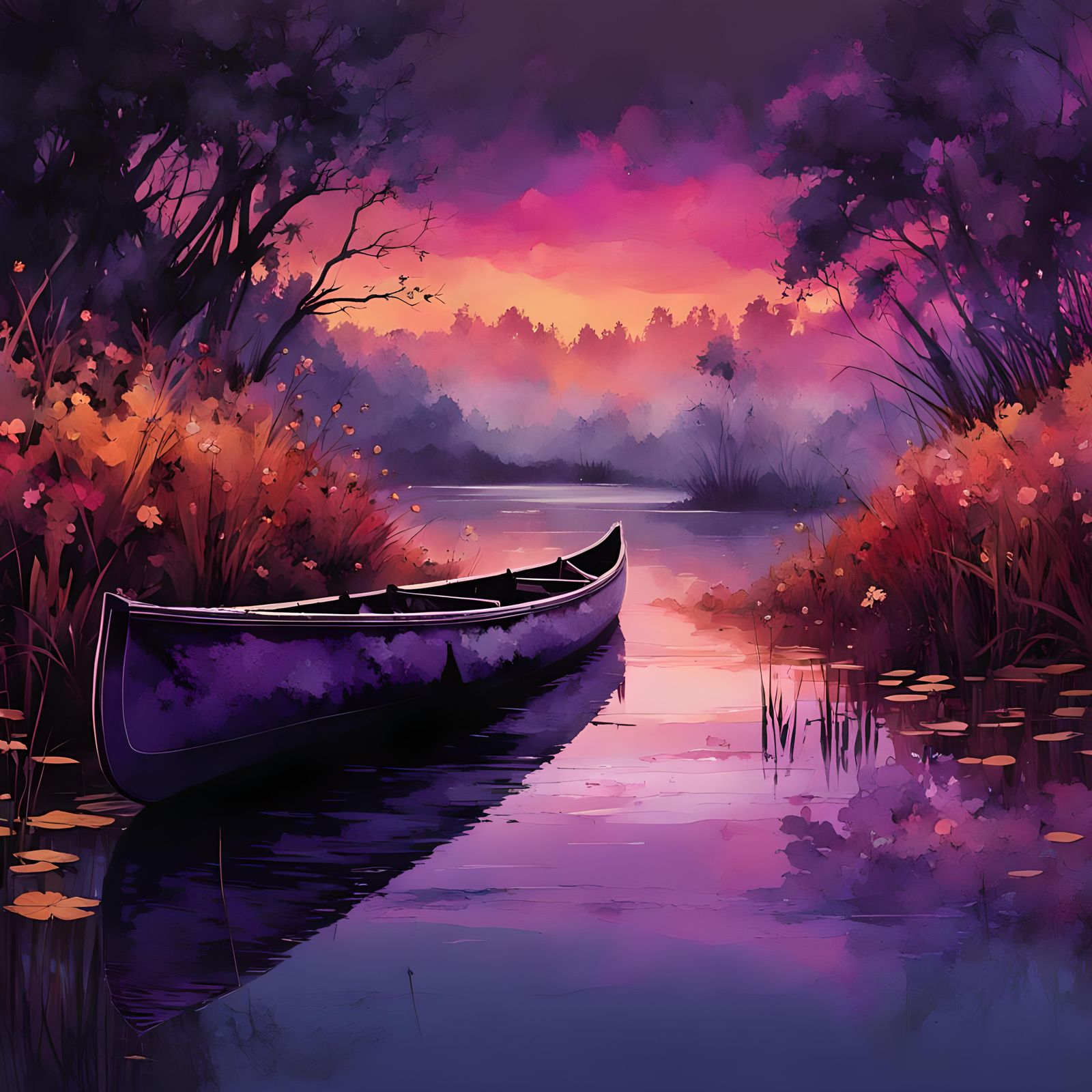 dusk  by @frogfairy