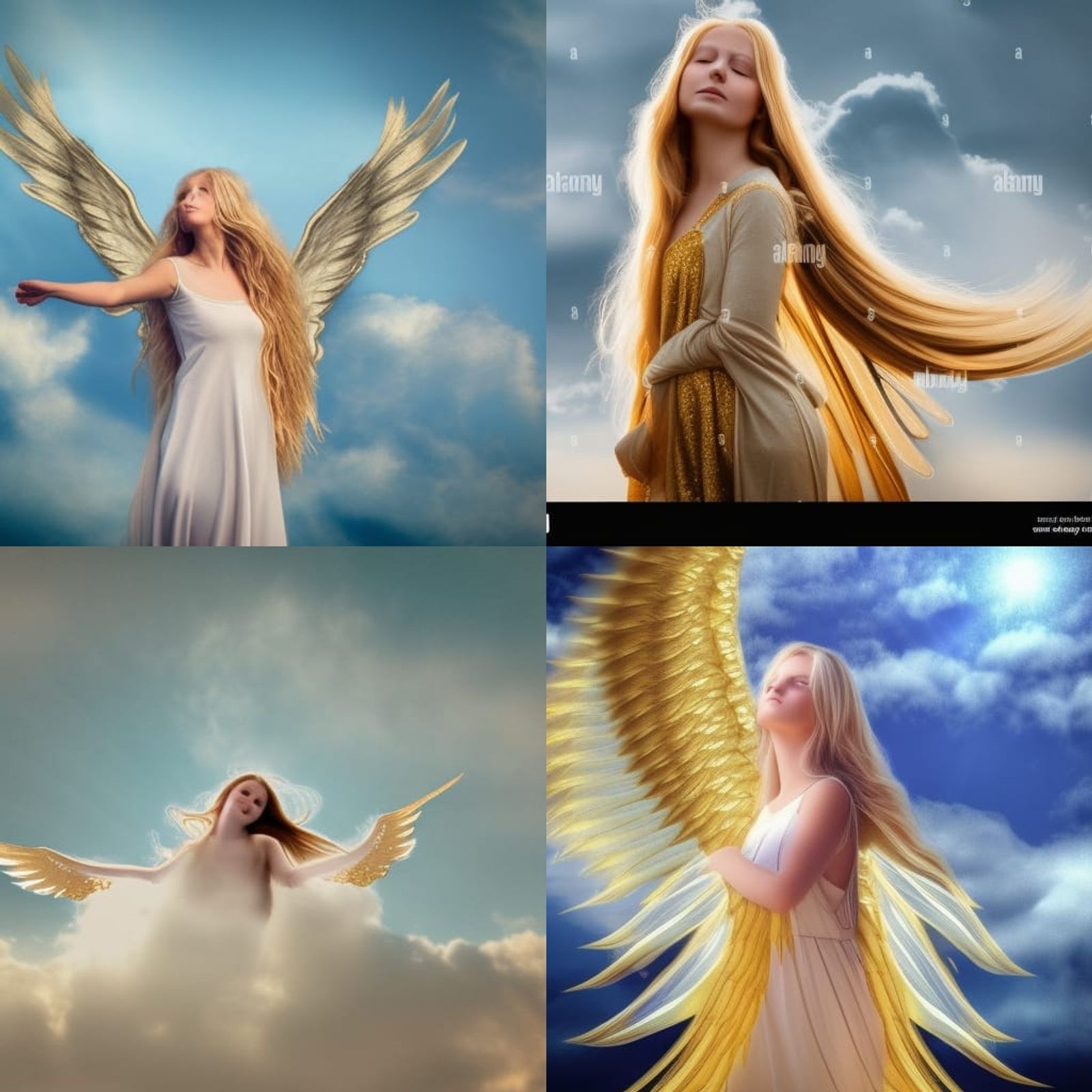 fallen angel hair