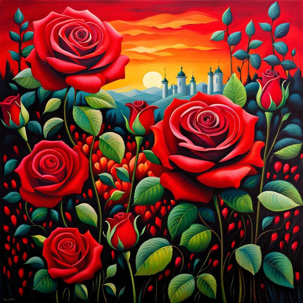 Red roses of the kingdom
